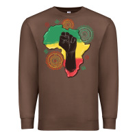 Chestnut africa map Premium Sweatshirt - MaliasSmallBusiness