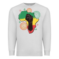 Dove Grey africa map Premium Sweatshirt - MaliasSmallBusiness