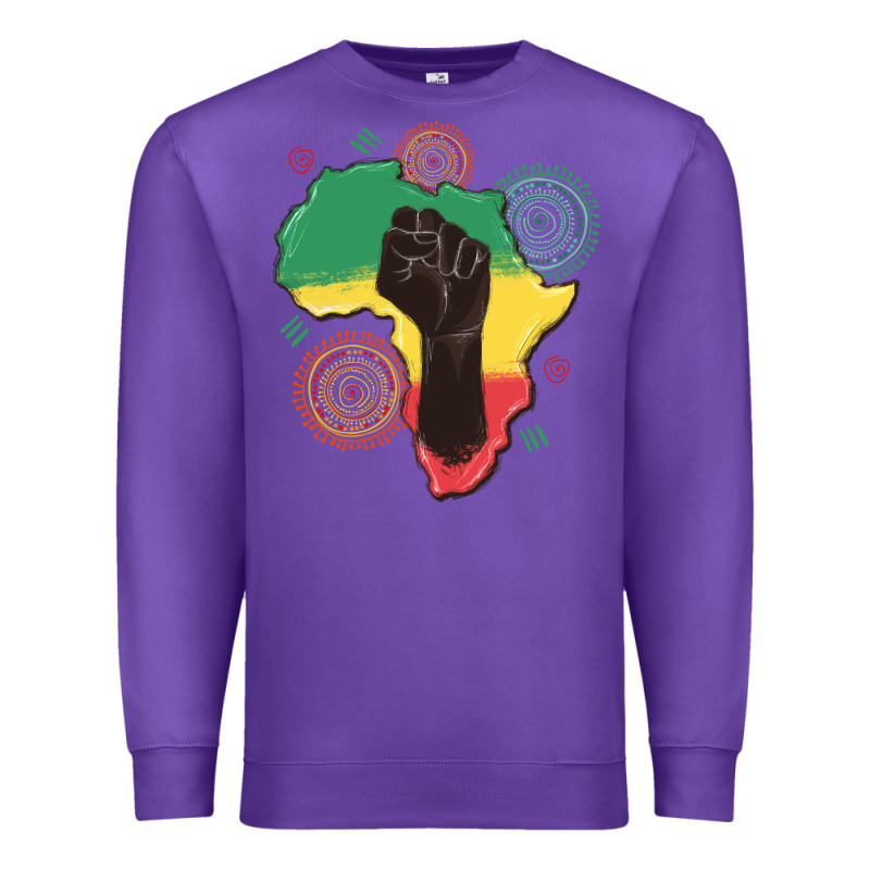 Africa Map Premium Sweatshirt by MaliasSmallBusiness | Teevron