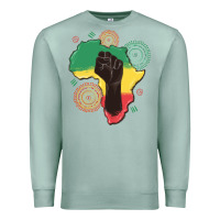 Seafoam africa map Premium Sweatshirt - MaliasSmallBusiness
