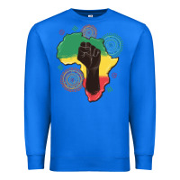 True Royal africa map Premium Sweatshirt - MaliasSmallBusiness
