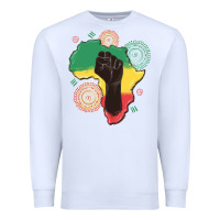 White africa map Premium Sweatshirt - MaliasSmallBusiness
