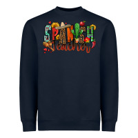 Navy spanish teacher Heavyweight Sweatshirt - Zillion Design Studio