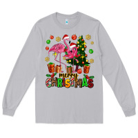 Moon Dust flamingo merry christmas Long Sleeve Tee - AdoDesignShop