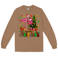 Toasted Coconut flamingo merry christmas Long Sleeve Tee - AdoDesignShop