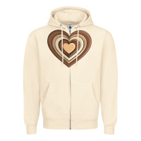 Sandshell melanin heart Zipper Hoodie - AdoDesignShop