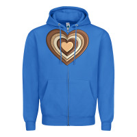 True Royal melanin heart Zipper Hoodie - AdoDesignShop