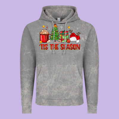 Vintage Hoodie 'tis the season christmas