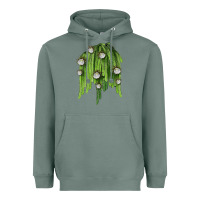 Sage Selenicereus Cactus Heavyweight Hoodie - LillyAllenDesigns