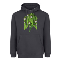 Smoke Selenicereus Cactus Heavyweight Hoodie - LillyAllenDesigns