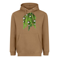 Toasted Coconut Selenicereus Cactus Heavyweight Hoodie - LillyAllenDesigns