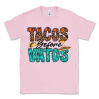 Bubblegum Pink tacos before vatos Classic Tee - RacoonDesign