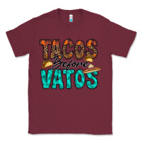 Burgundy tacos before vatos Classic Tee - RacoonDesign