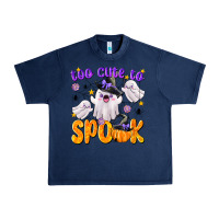 Navy Too Cute To Spook Urban Heavy Tee - texasbilliewilder