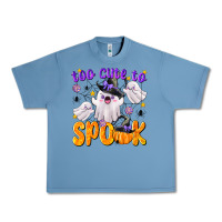 Pebble Blue Too Cute To Spook Urban Heavy Tee - texasbilliewilder