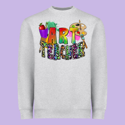 Art Teacher Heavyweight Sweatshirt Designed By Zillion Design Studio