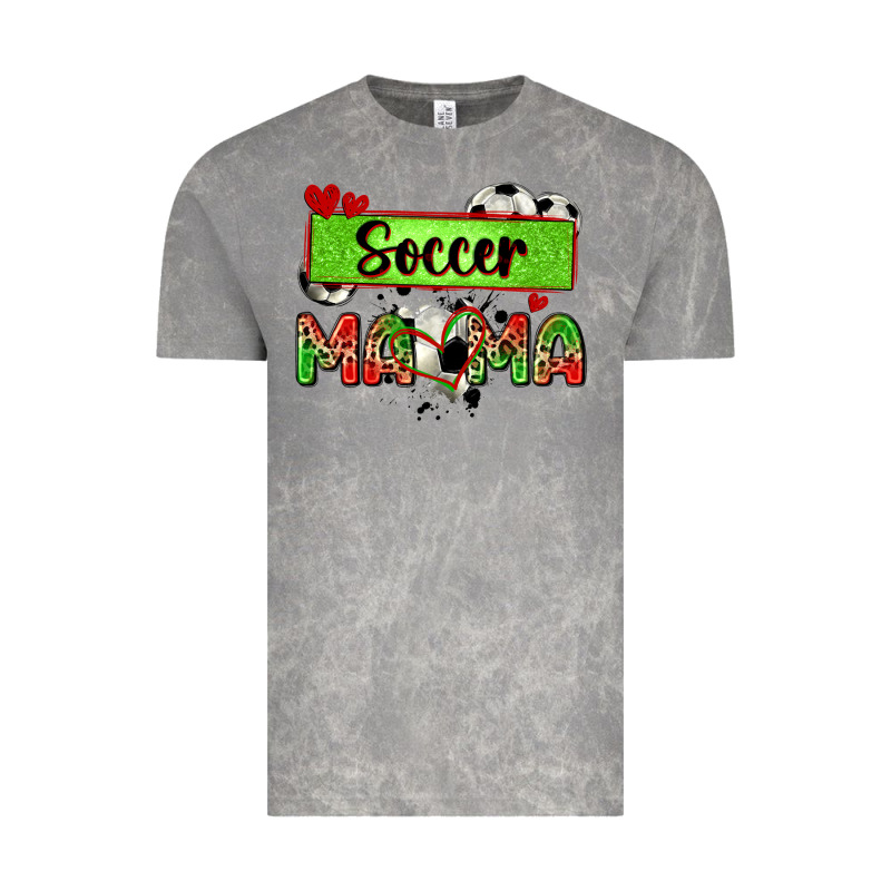 Soccer Mama With Leopard Vintage Tee by Zillion Design Studio | Teevron