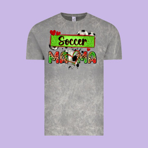 Soccer Mama With Leopard Vintage Tee Designed By Zillion Design Studio