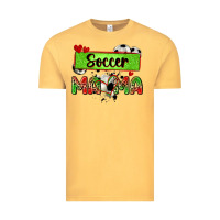 Vintage Mustard soccer mama with leopard Vintage Tee - Zillion Design Studio