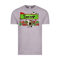 Vintage Zinc soccer mama with leopard Vintage Tee - Zillion Design Studio