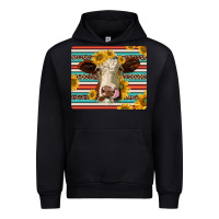 Black serape leopard hereford cattle mousepad Urban Hoodie - Jasminsmagicworld