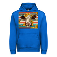 Cobalt serape leopard hereford cattle mousepad Urban Hoodie - Jasminsmagicworld