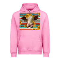 Fuchsia Pink serape leopard hereford cattle mousepad Urban Hoodie - Jasminsmagicworld