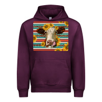 Mauve Wine serape leopard hereford cattle mousepad Urban Hoodie - Jasminsmagicworld