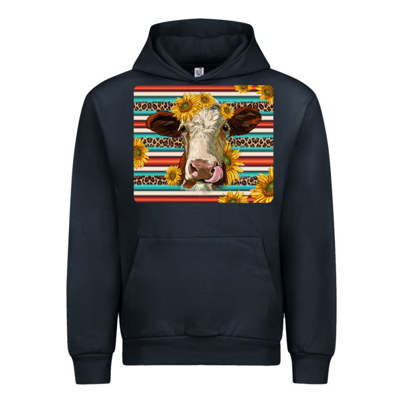 Serape Leopard Hereford Cattle Mousepad Urban Hoodie by Jasminsmagicworld | Teevron