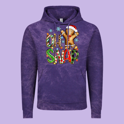 Vintage Hoodie oh snap christmas cookie
