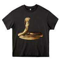 Asphalt king cobra snake Heavy Core Tee - LillyAllenDesigns