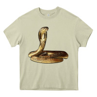 Mossy king cobra snake Heavy Core Tee - LillyAllenDesigns