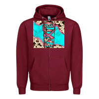 Burgundy faith Zipper Hoodie - JahusDesignShop