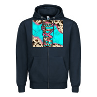 Navy faith Zipper Hoodie - JahusDesignShop