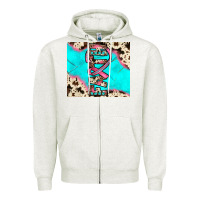 Oatmeal Heather faith Zipper Hoodie - JahusDesignShop