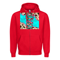 Red faith Zipper Hoodie - JahusDesignShop