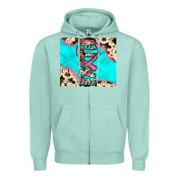 Seafoam faith Zipper Hoodie - JahusDesignShop