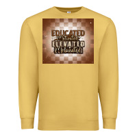 Antique Gold educated motivated elevated melanated Premium Sweatshirt - MaliasSmallBusiness