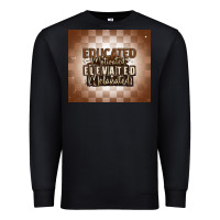 Black educated motivated elevated melanated Premium Sweatshirt - MaliasSmallBusiness