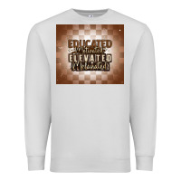 Dove Grey educated motivated elevated melanated Premium Sweatshirt - MaliasSmallBusiness