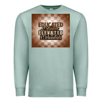 Seafoam educated motivated elevated melanated Premium Sweatshirt - MaliasSmallBusiness