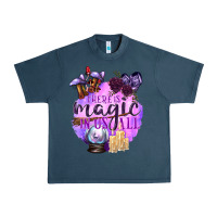 Midnight Navy There Is Magic In Us All Urban Heavy Tee - texasbilliewilder