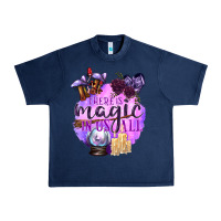 Navy There Is Magic In Us All Urban Heavy Tee - texasbilliewilder