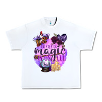 White There Is Magic In Us All Urban Heavy Tee - texasbilliewilder