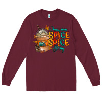 Burgundy pumpkin spice baby Long Sleeve Tee - RacoonDesign