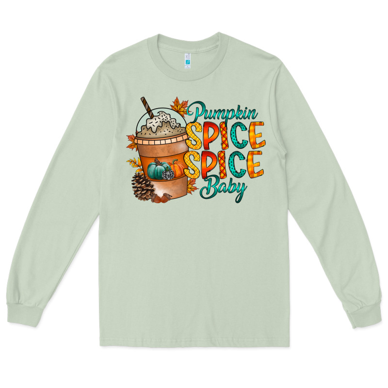 Pumpkin Spice Baby Long Sleeve Tee by RacoonDesign | Teevron