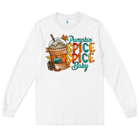 White pumpkin spice baby Long Sleeve Tee - RacoonDesign
