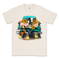 Natural farm truck farm animals Classic Tee - FaDigitalArtStudio