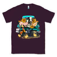 Plum farm truck farm animals Classic Tee - FaDigitalArtStudio