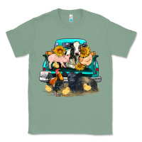 Sage farm truck farm animals Classic Tee - FaDigitalArtStudio